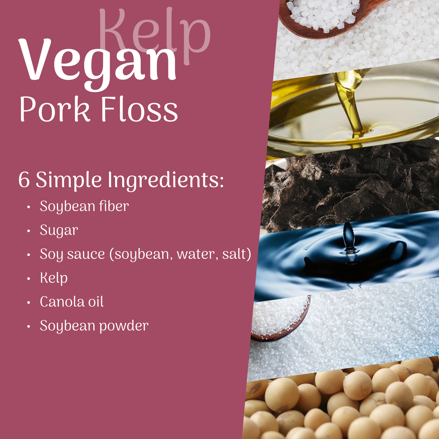 Vegan Pork Floss (Rou Song/Yuk Sung)