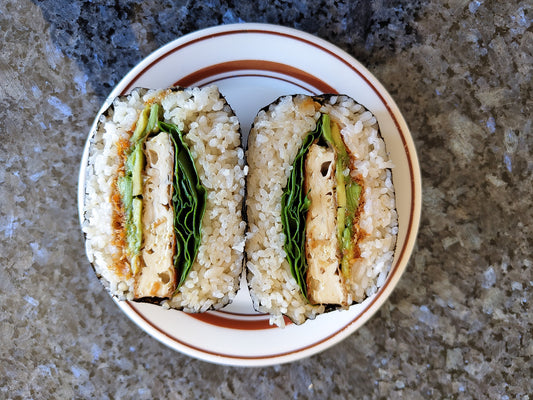 Vegan Onigirazu (Rice/Sushi Sandwich)